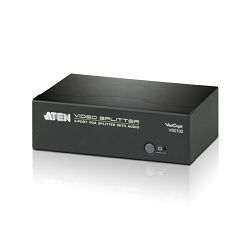 ATEN VS0102, 2PORT VGA SPLITTER with AUDIO W/EU ADP