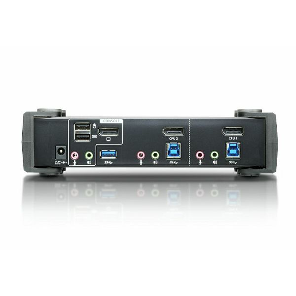 Aten CS1922, 2-Port USB 3.0 4K DisplayPort KVMP™ Switch (kabli vključeni) 