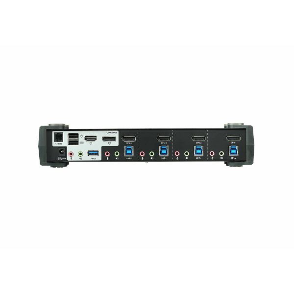 Aten CS1924M 4-Port USB 3.0 4K DisplayPort MST KVMP™ Switch (kabli vključeni)