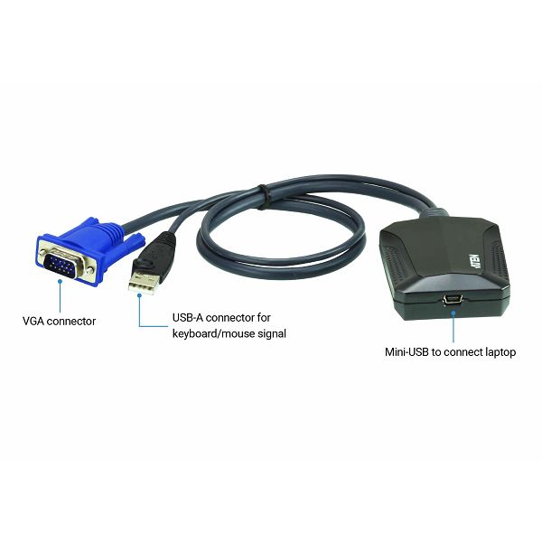 Aten CV211CP, USB KVM Konzola Adapter IT