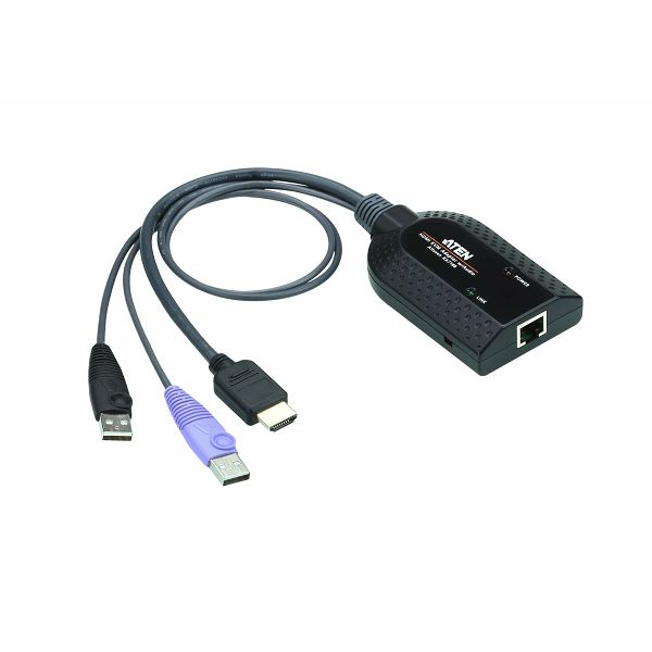 Aten KA7188, USB HDMI kabel za virtualni medij KVM (podpira bralnik pametnih kartic)