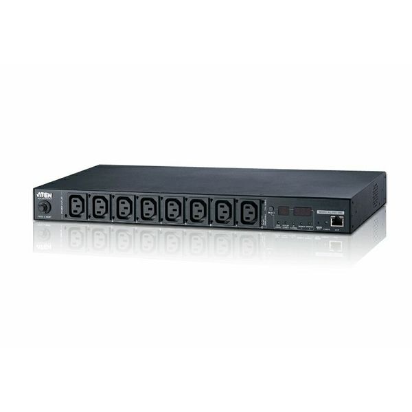 Aten PE5108, 15A/10A 8-Outlet 1U Metered eco PDU