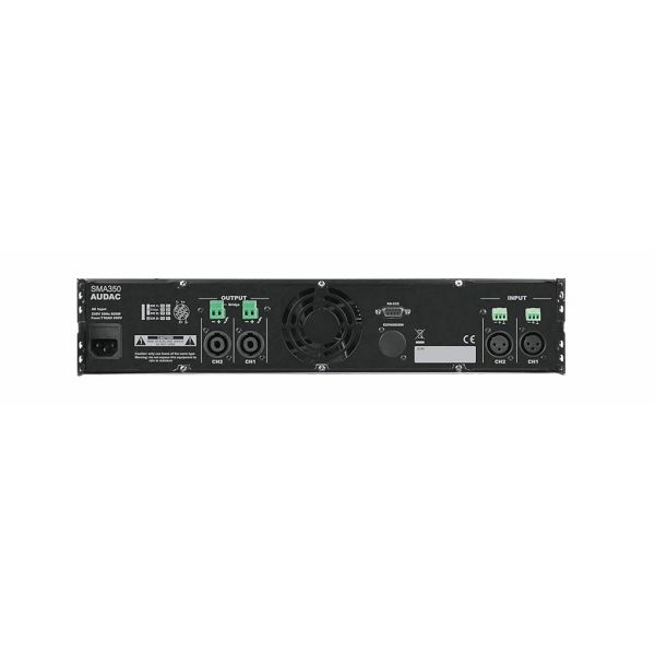 AUDAC SMA350 - WaveDynamics™ Dual Channel Power Amplifier 2 X 350W