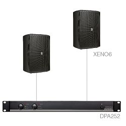 AUDAC Festa 7.2 - Audio sistem (Ojačevalec DPA252, Zvočniki XENO6)