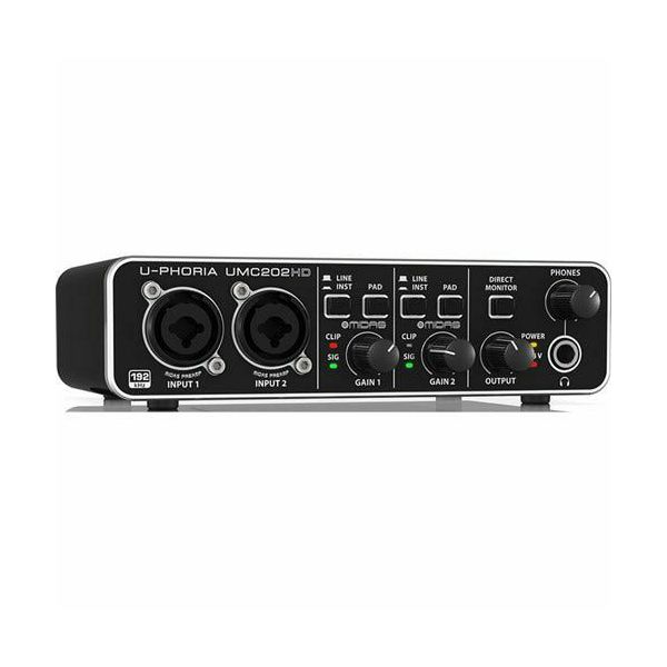 BEHRINGER UMC202HD - ZVOČNA KARTICA U-PHORIA 2x2 USB (24-bit / 192kHz)