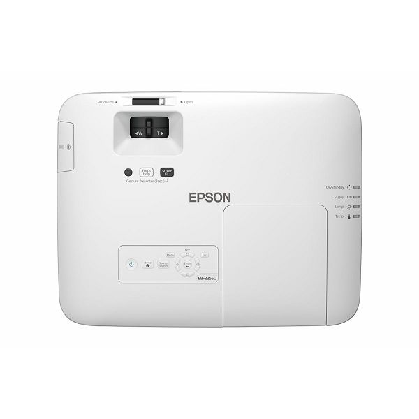 Brezžični projektor Epson EB-2255U, 3LCD, WUXGA (1920x1200), 5000 ANSI lumnov