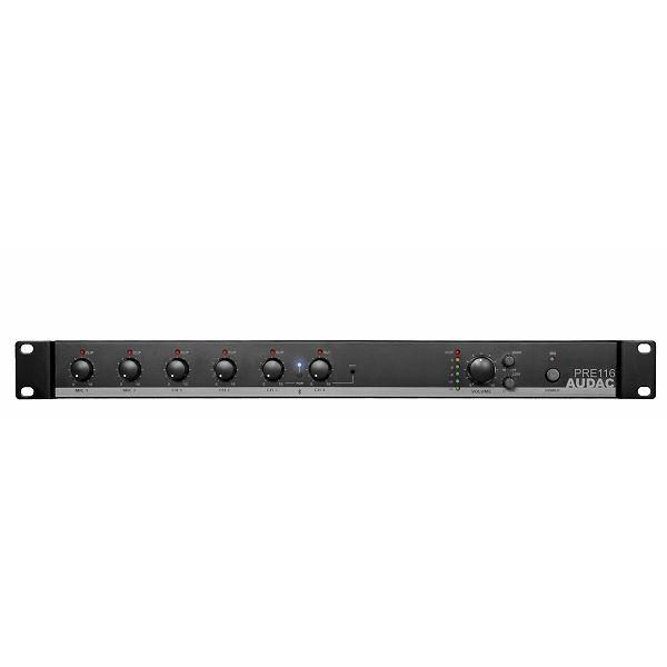 Predojačevalec AUDAC PRE116 - 6 kanalov stereo