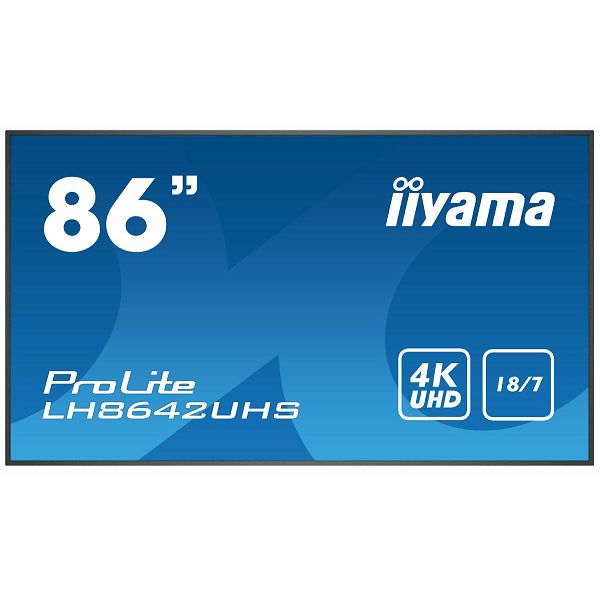 IIYAMA PROLITE LH8642UHS-B3 - 86'', 4K UHD