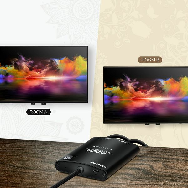 2-Port True 4K HDMI Splitter
