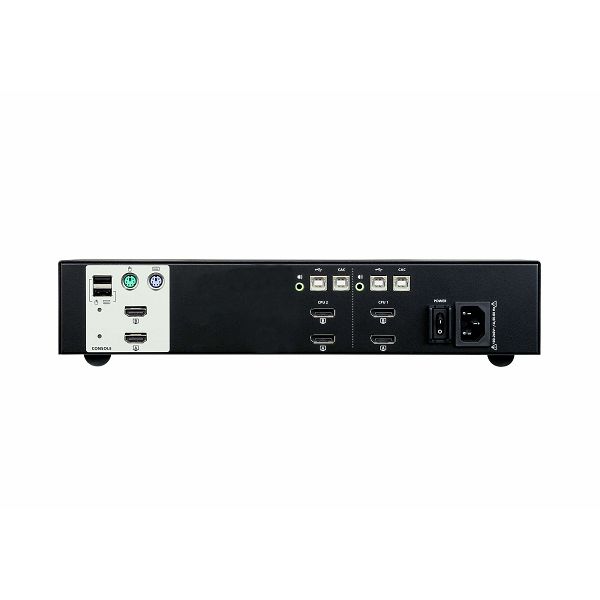 2-Port USB DisplayPort Dual Display Secure KVM Switch (PSS PP v3.0 Compliant) 