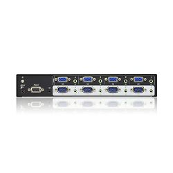 ATEN VM0404, 4X4 VIDEO MATRIX SWITCH + AUDIO W/EU ADP