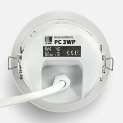 AMC PC 3WP stropni vgradni zvočnik - 6W, 100V