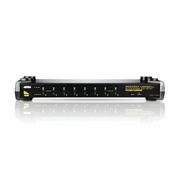 Aten 8-Port PS/2-USB VGA/Audio KVM Switch