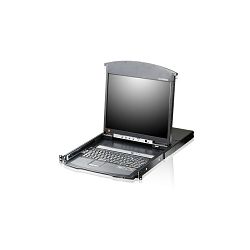 Aten KL1508Ai, LCD Console + Cat 5 High-Density KVM Switch with KVM over IP
