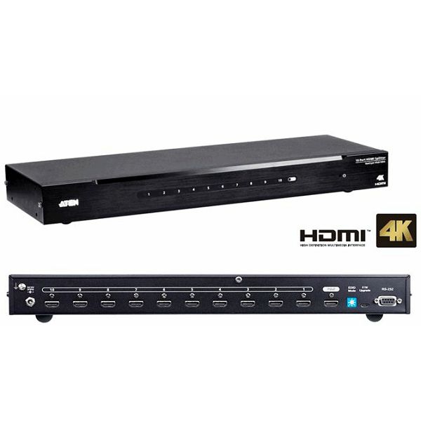ATEN VS0110HA, 10 PORT 4K HDMI SPLITTER