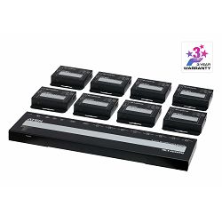 Aten VS1828KIT - 8-Port 4K HDMI Cat 6 Splitter with Receivers