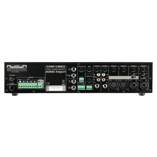 AUDAC COM12MK2 - PUBLIC ADDRESS AMPLIFIER 120W 100V