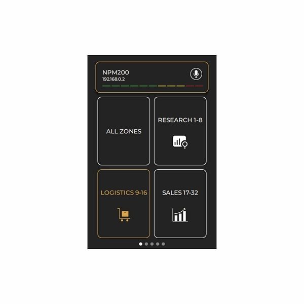 Dante™/AES67 paging console AUDAC NPM200