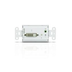 ATEN VE606, DVI Over CAT5 Extender Wall Plate W/EU ADP
