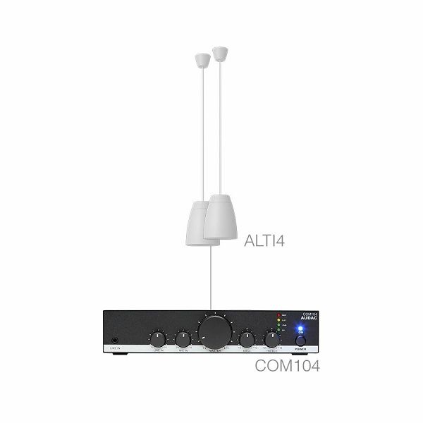 Komplet ozvočenja AUDAC LENTO4.2 - 2 x ALTI4 + COM104