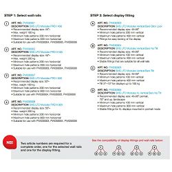 Nosilec za monitor SMS LFD Modules PRO ii 400