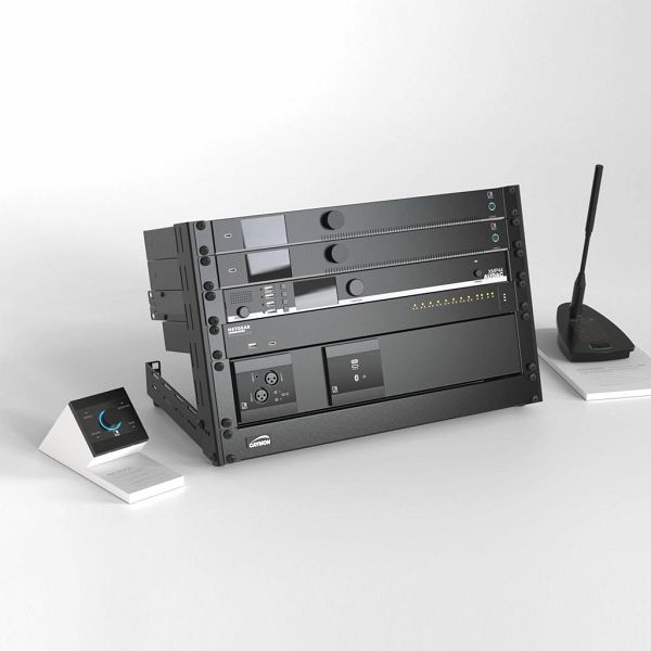 Flexible network audio matrix processor AUDAC LUNA-F