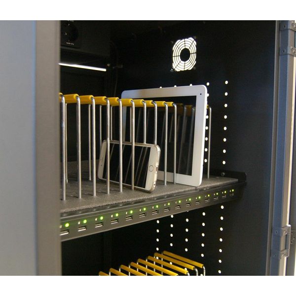 Polnilna USB omara Vega 16 - METALNA