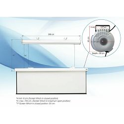 Screenint Screenwinch vitel za platno z varovalom za Major Pro-C