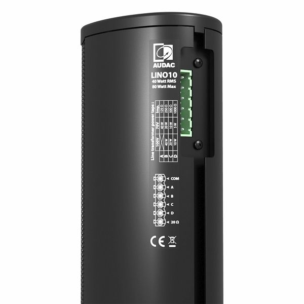 Stolpni zvočnik AUDAC LINO10 - 40W RMS , 70V/100V