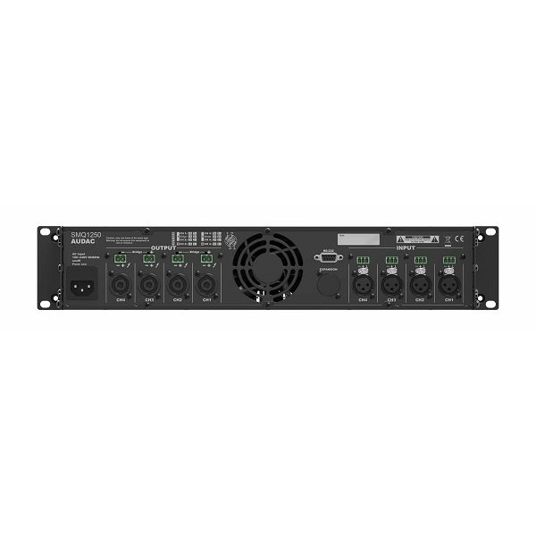 WaveDynamics™ quad-channel power amplifier 4 x 1250W